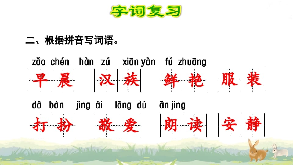 图片[3]-三年级语文上册第1单元复习（部编版）-学习资料站