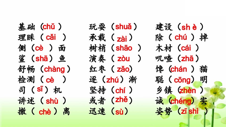 图片[3]-三年级语文上册生字专项复习（部编版）-学习资料站