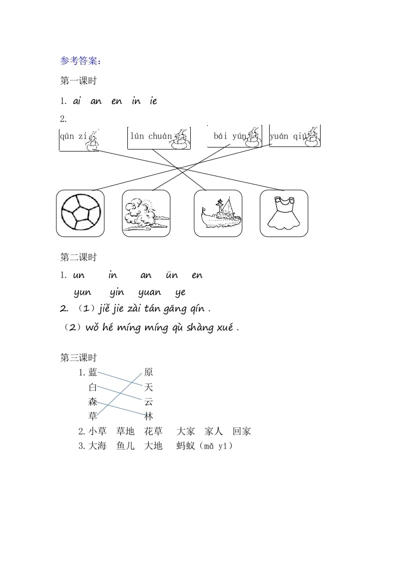 图片[3]-二年级语文上册12aneninunün（部编）-学习资料站