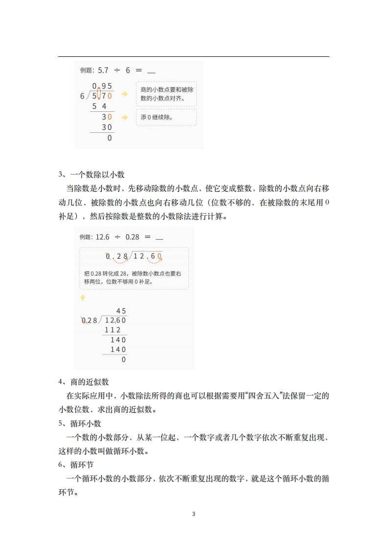 图片[3]-五年级数学上册-核心知识点总结（人教版）-学习资料站