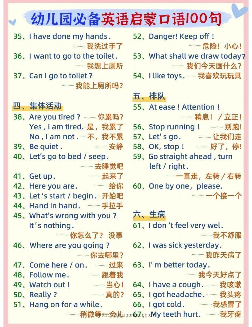 图片[2]-【英语】英语口语100句-学习资料站