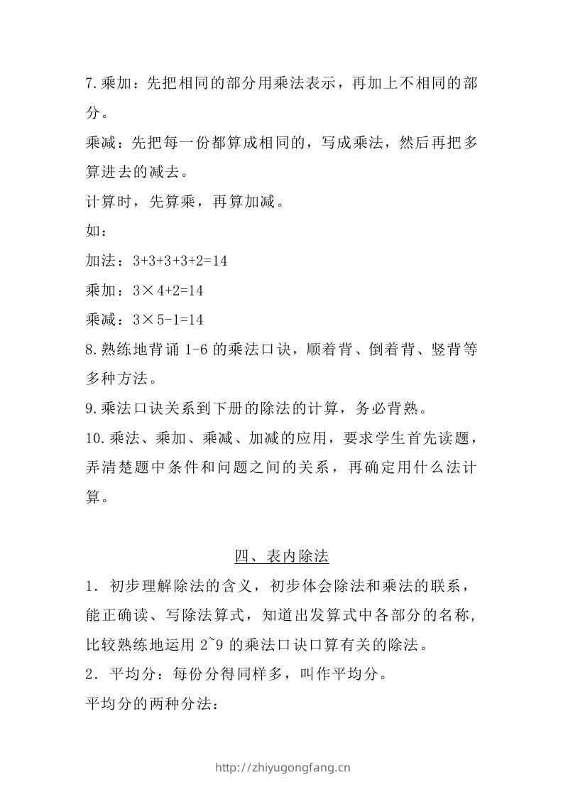 图片[3]-二上苏教数学知识点汇总预习-学习资料站