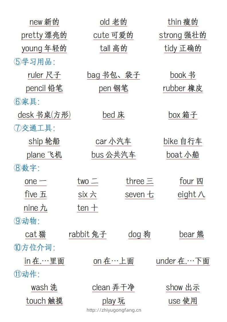 图片[3]-三上英语知识点归纳总结（全国通用版）-学习资料站