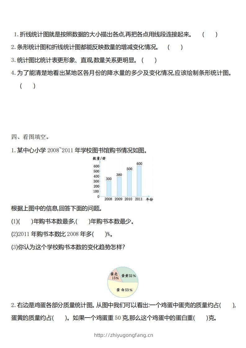 图片[2]-六下苏教版数学第一单元测试卷-1-学习资料站