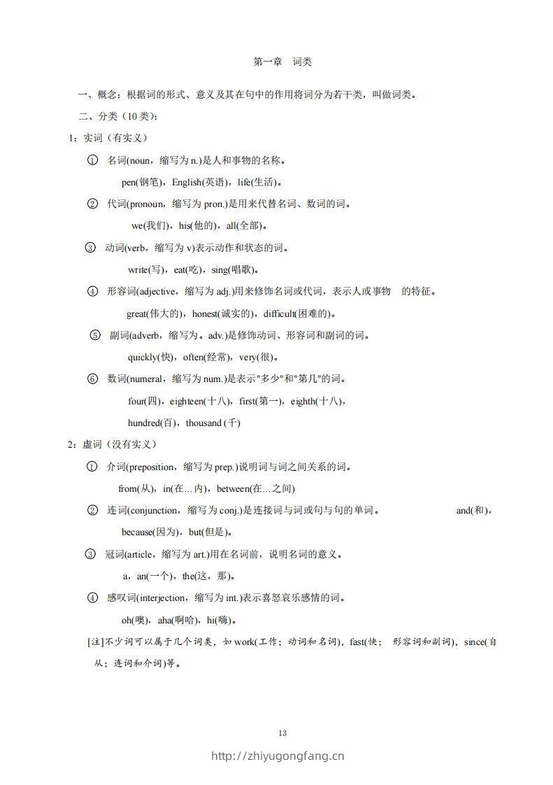 金牌小升初小学语法67页-学习资料站