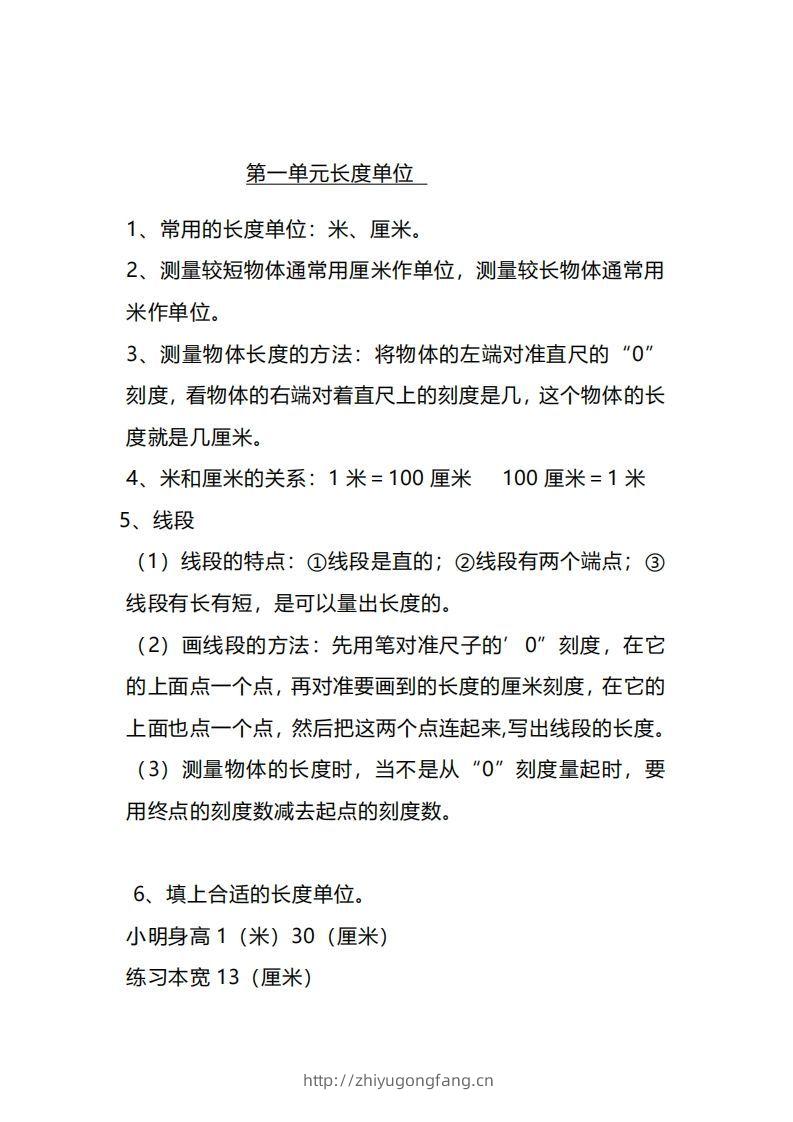 二上人教版数学重点知识点汇总-学习资料站