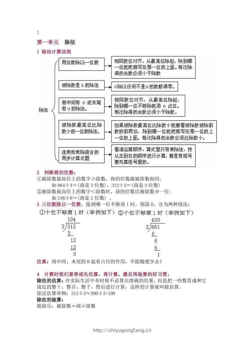 北师大版三年级（下册）数学知识要点归纳-学习资料站
