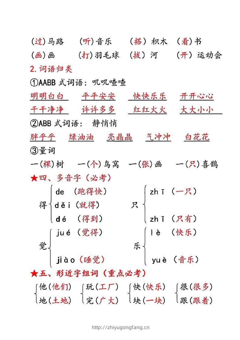 图片[2]-一年级下册语文第三单元10个必备知识点-学习资料站