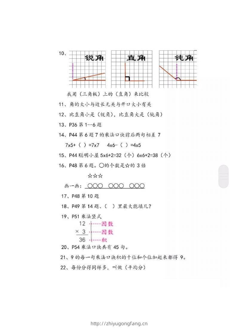 图片[2]-二上青岛版数学重点知识点预习()-学习资料站