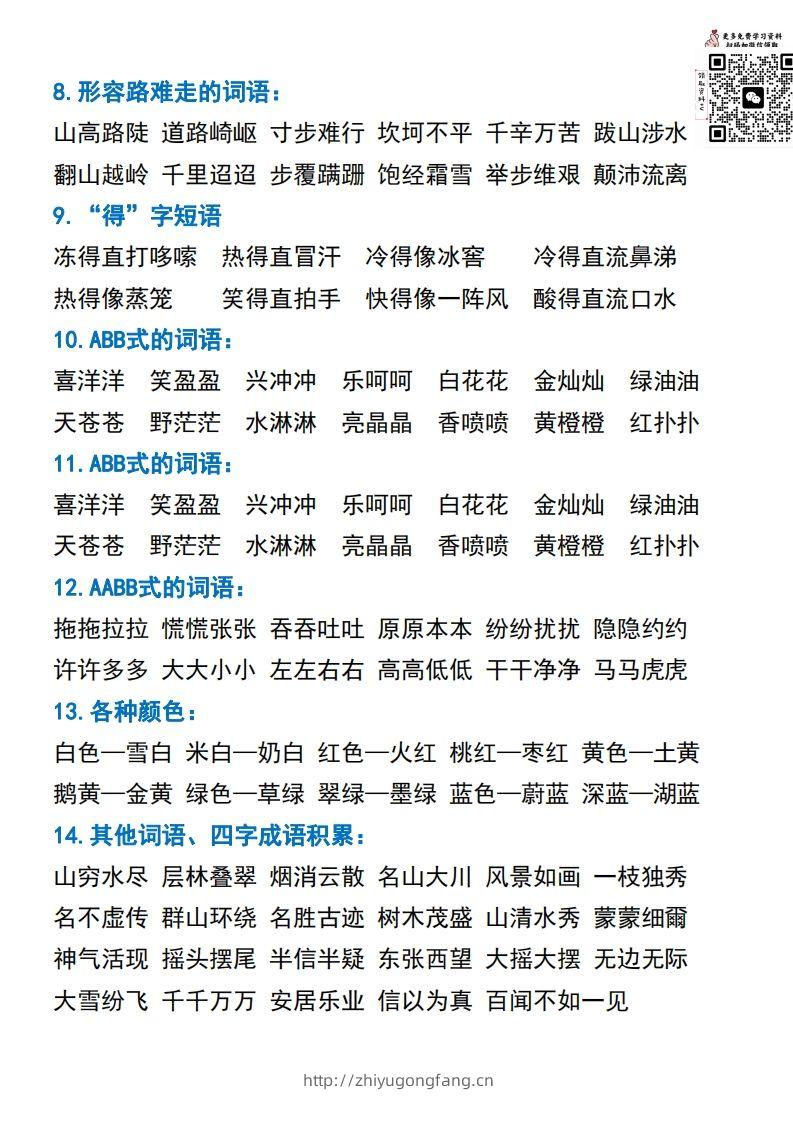 图片[2]-二年级语文上册常考重点知识点汇总必背-学习资料站