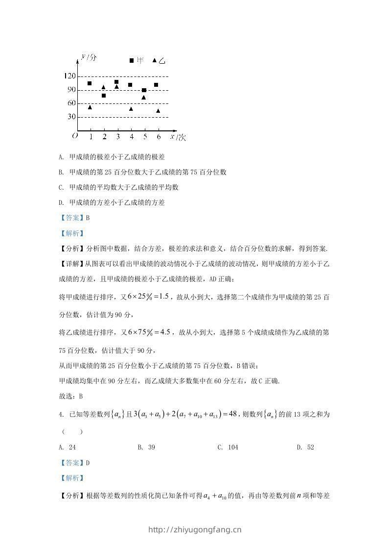 图片[2]-2022-2023学年广东省汕头市高三上学期期末数学试题及答案(Word版)-学习资料站