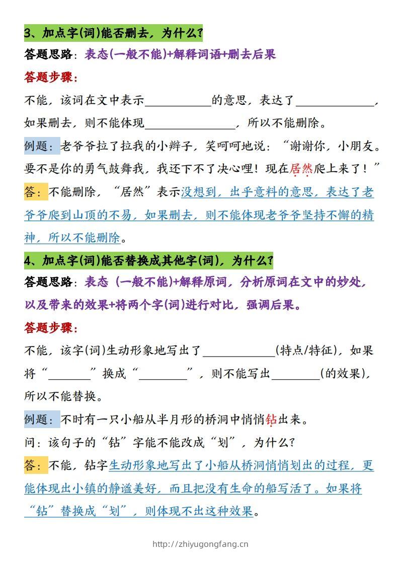 图片[2]-【16条阅读理解常考题型和答题技巧】六下语文-学习资料站