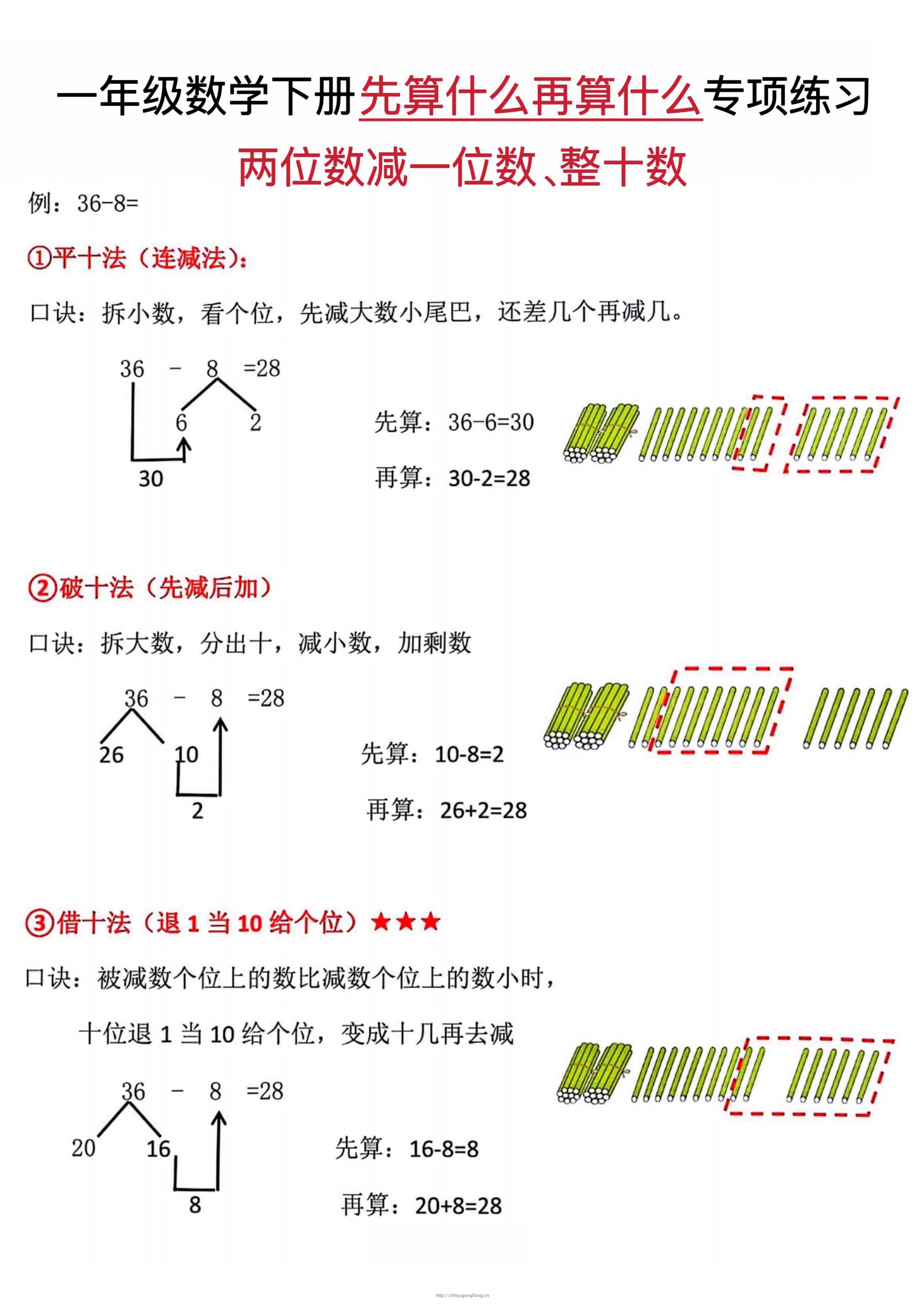 一下数学先算什么再算什么专项练习-学习资料站
