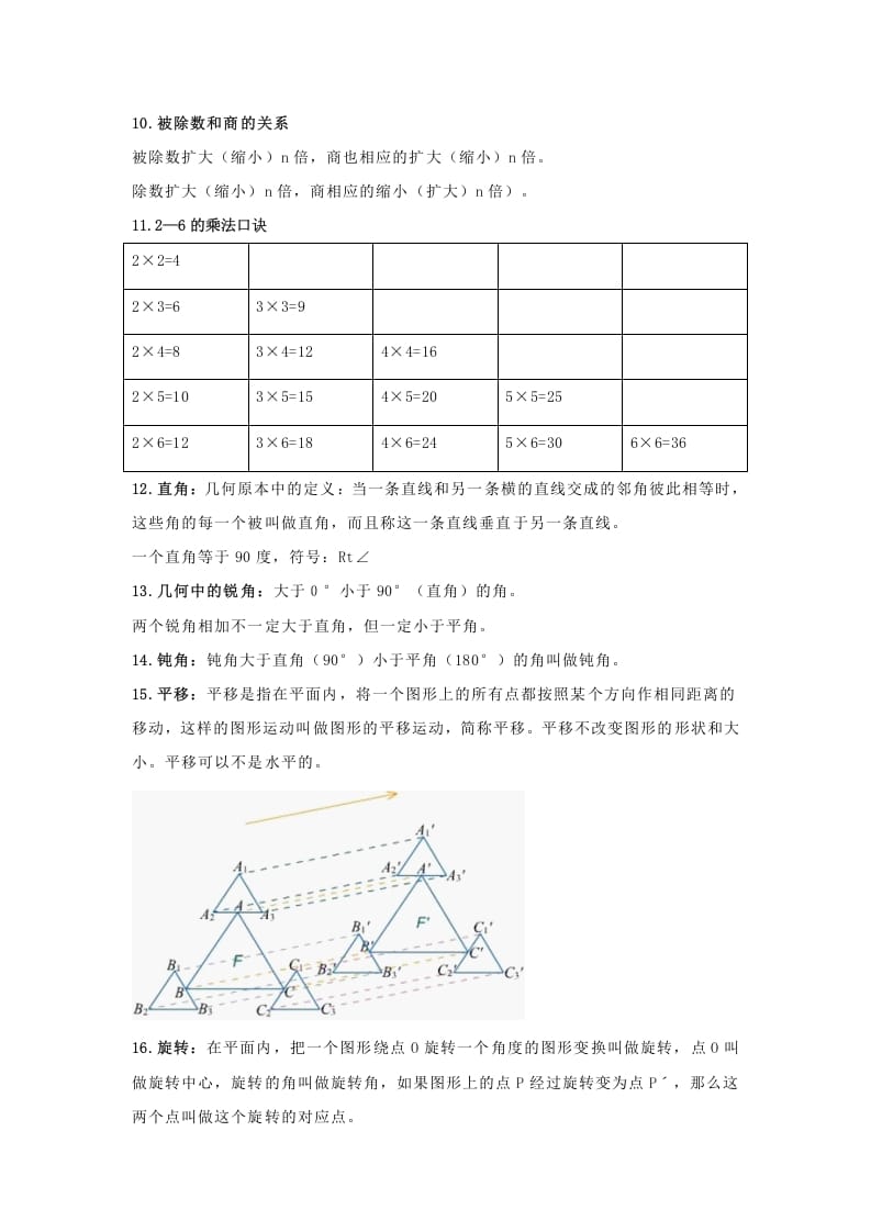 图片[2]-二年级数学下册小学知识点归纳-学习资料站
