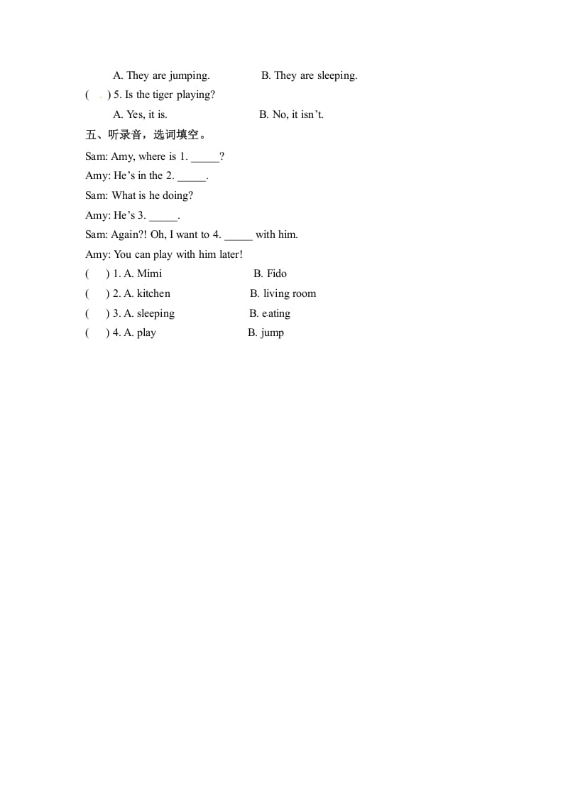 图片[2]-五年级数学下册英语Unit5WhosedogisitPartB同步听力训练人教PEP版-学习资料站