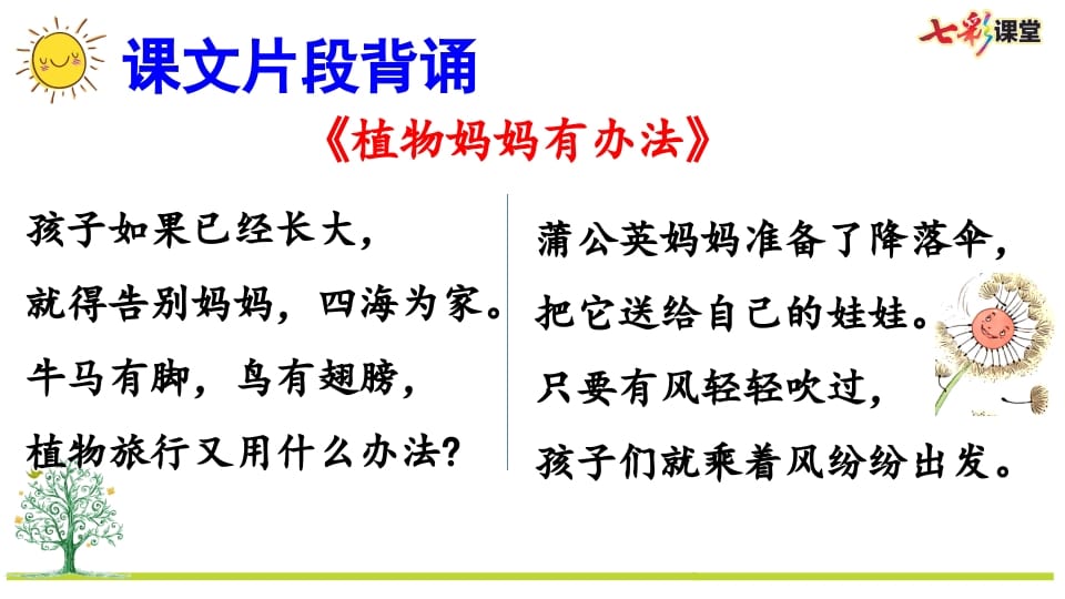 图片[2]-二年级语文上册专项6：积累背诵复习课件（部编）-学习资料站