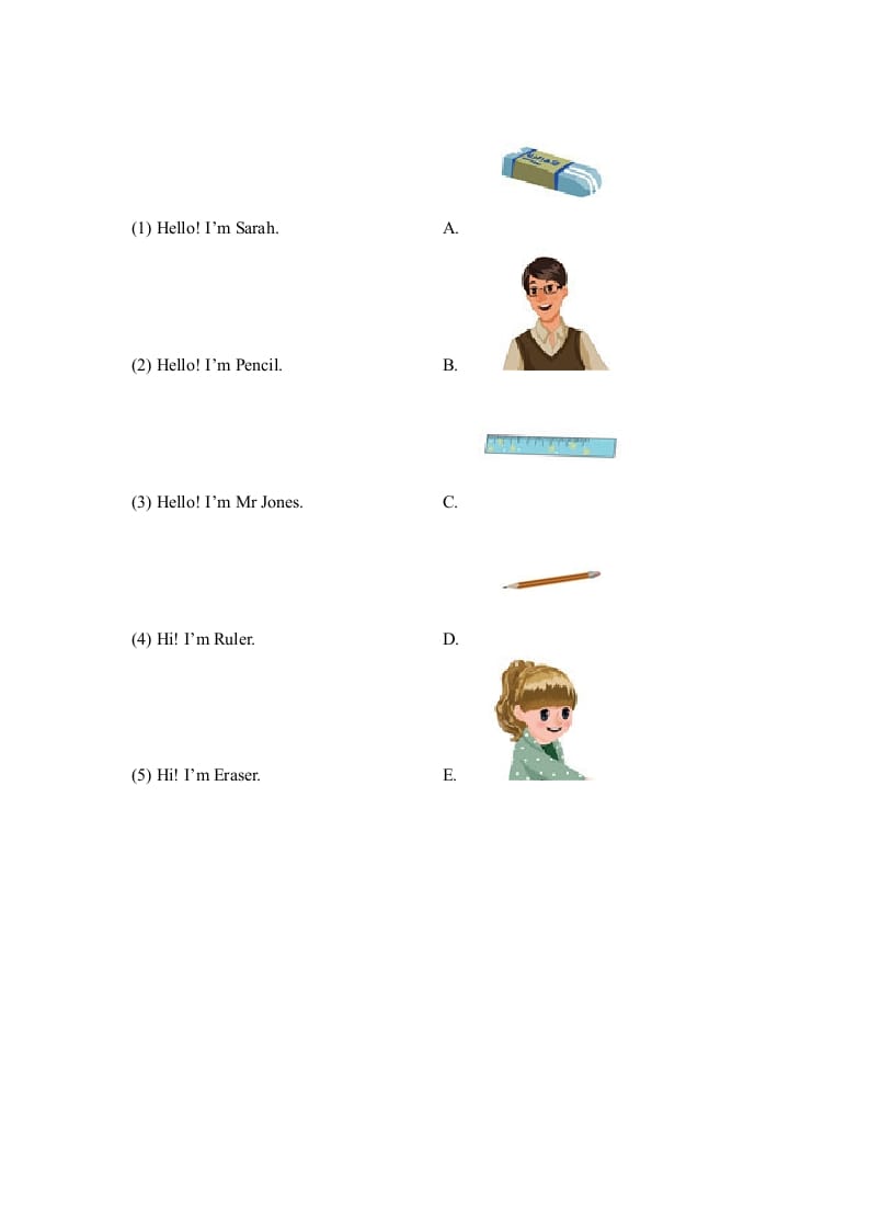 图片[3]-三年级英语上册Unit1_A_Let’s_learn同步习题(4)（人教版一起点）-学习资料站