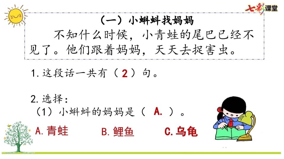 图片[3]-二年级语文上册专项7：阅读指导复习课件（部编）-学习资料站