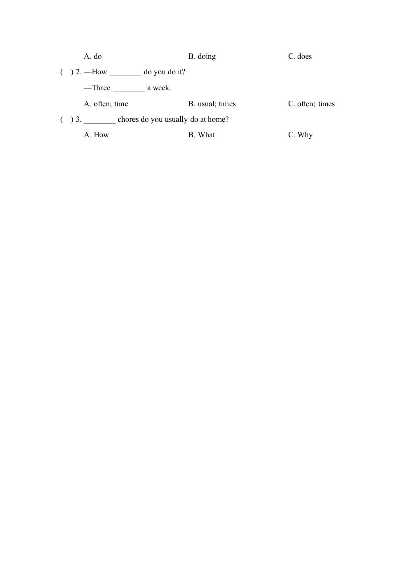 图片[2]-五年级英语上册Unit6_Lesson1课时训练（人教版一起点）-学习资料站