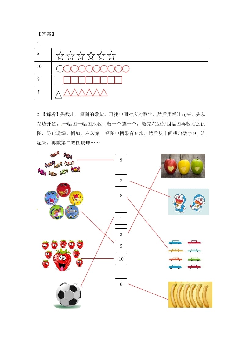 图片[3]-一年级数学上册5.2认识10以内的数-（苏教版）-学习资料站