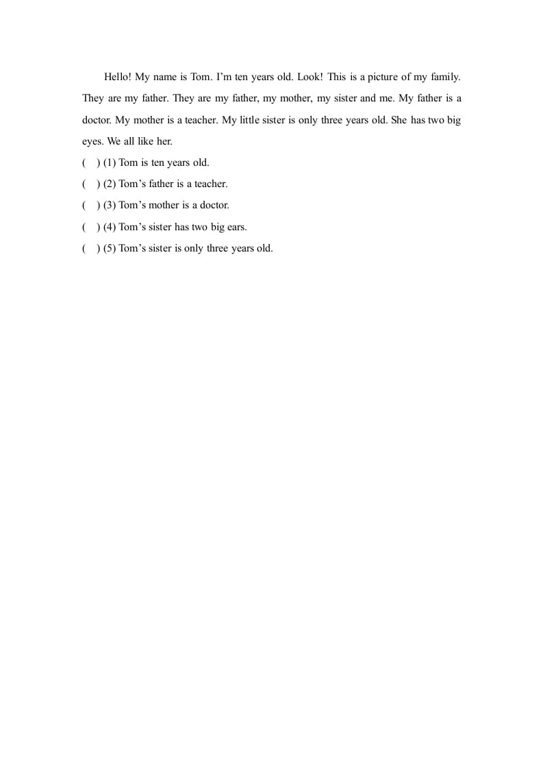 图片[2]-四年级英语上册Lesson12_课时训练（人教版一起点）-学习资料站