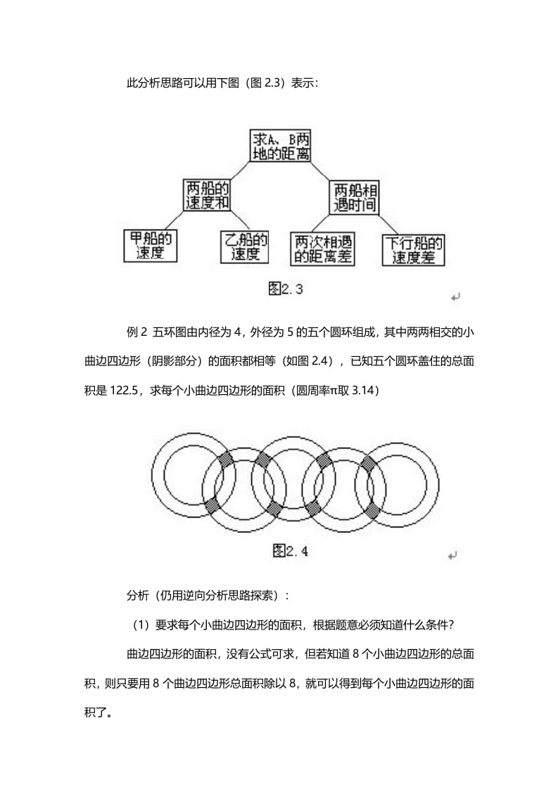 图片[2]-四年级数学下册2、逆向分析思路-学习资料站