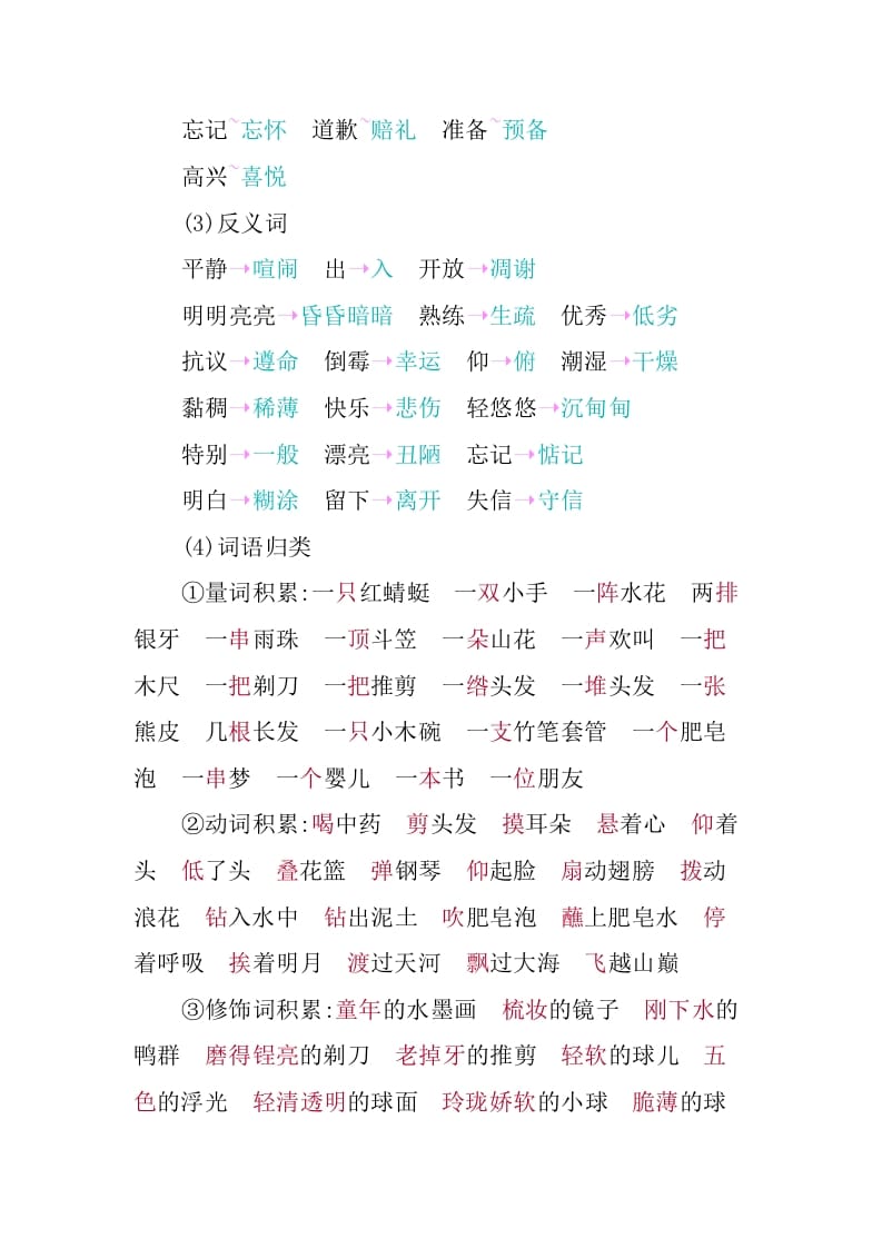 图片[3]-三年级语文下册第六单元知识小结-学习资料站