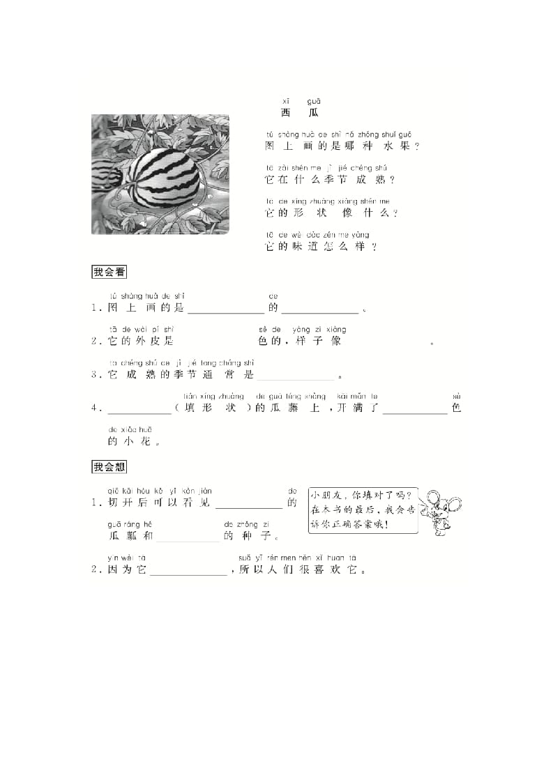 图片[3]-二年级语文上册（跟我学写话）写物（5篇）（部编）-学习资料站